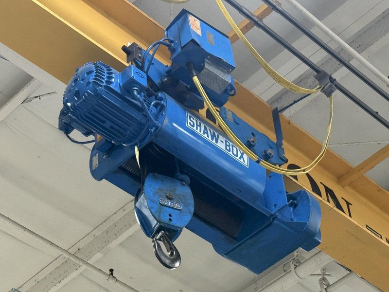 10 TON x 35' WIDE X 180' LONG BREHOB SHAW BOX TOP RUNNING BRIDGE CRANE SYSTEM : YOBRO 25774