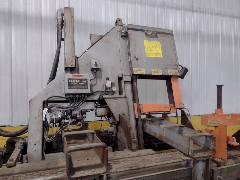 20" X 25" HEM MODEL #V150A-SMART AUTOMATIC MITERING VERTICAL BAND SAW: STOCK #18167