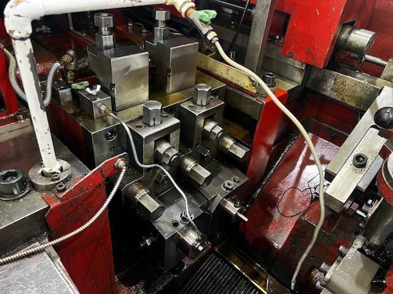 Asahi Okuma Model AOT-16B Two Die Two Blow Heading Machine