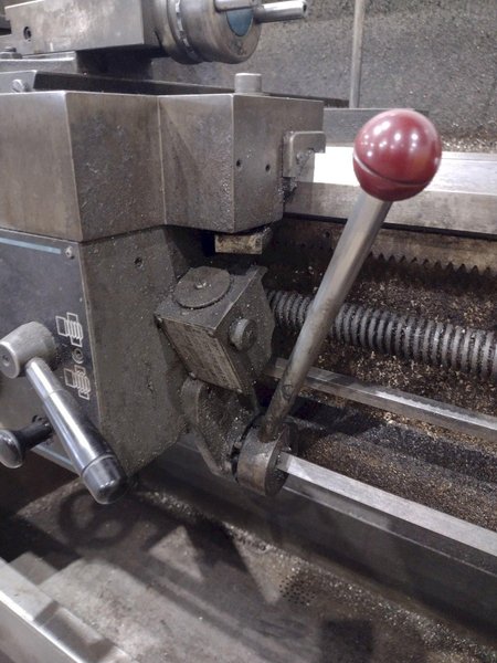 13" X 50" CLAUSING COLCHESTER MODEL #13 ENGINE LATHE 1.65" HOLE: STOCK #23357
