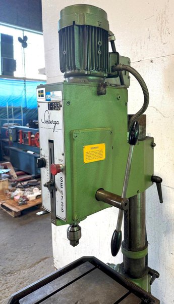 24" Solberga Single Spindle Drill SE1735, Floor, Gear Head, Nice