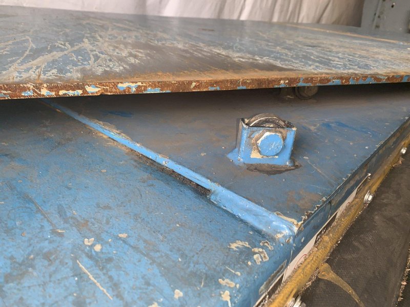 2000 LB  X  48" X 96" SOUTHWORTH ELECTRIC HYDRAULIC SCISSOR LIFT TABLE: STOCK #11539