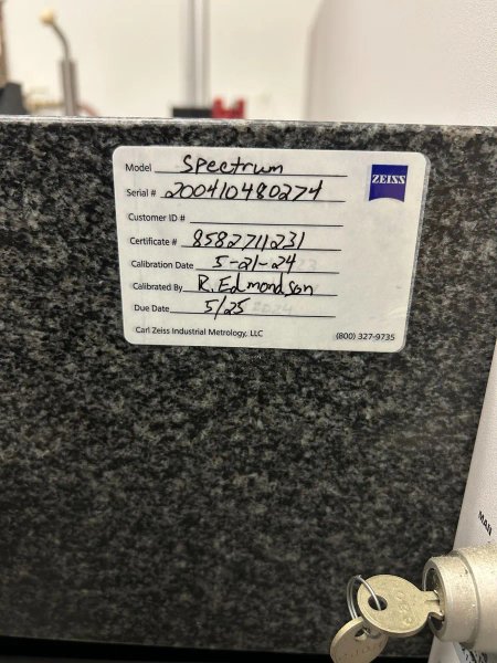 2004 ZEISS SPECTRUM 7.7.6 | Coordinate Measuring Machines