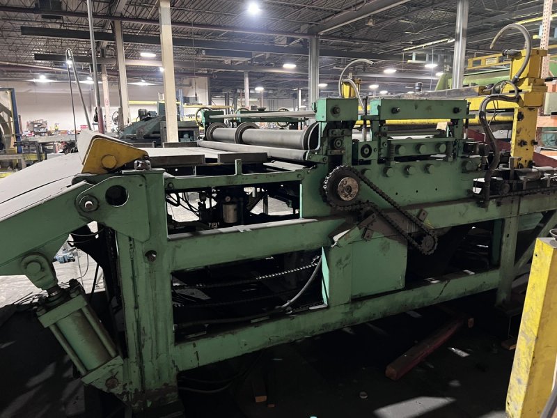 20,000 LB X 72" X 14 GA IOWA-PRECISION/EGAN SLEAR LINE. STOCK # 1088126