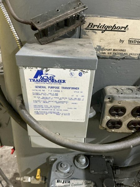 1.5 HP BRIDGEPORT TAM TYPE KNEE MILL: YOBRO #25983