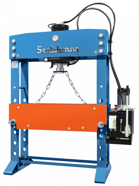 110 Ton Scotchman H-Frame Hydraulic Press PressPro 110, Elect., 15" Stroke, 43" B.H., New