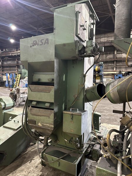 36" X 72" GOFF MODEL #3672D SPINNER HANGER SHOT BLAST CLEANING SYSTEM, NEW 2006: STOCK #22470