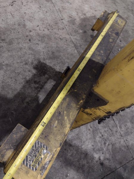 7,000 LBS (3.5 TON) X 70" X 63" MODEL FC JS-70 CALDWELL FORKLIFT CLIP-ON BOOM: STOCK #23563
