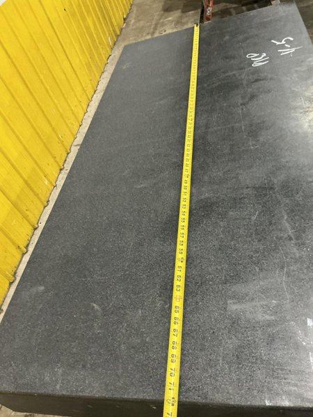 6' X 3' X 7" THICK BLACK GRANITE PRECISION INSPECTION TABLE: YOBRO #26197