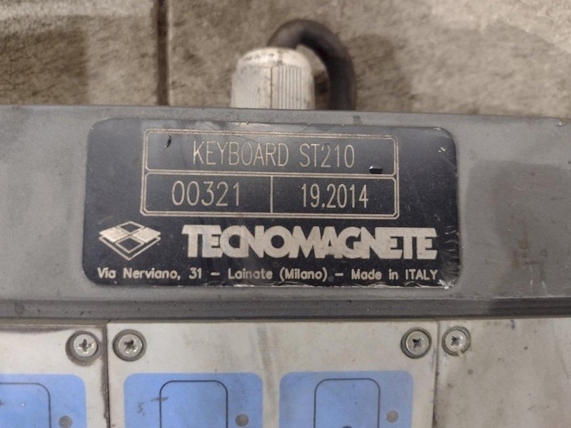 14" x 29" TECNOMAGNETE MODEL #QX408UMK6 MAGNETIC SURFACE CHUCK &amp; CONTROLS: STOCK #20551