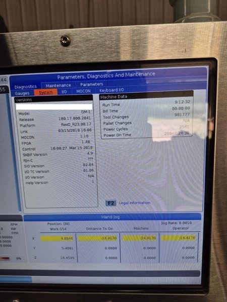Parpas XS63 5-Axis Gantry Mill, 2011 – TSC, Renishaw Probe, Dual Chip Conveyors, 120 ATC
