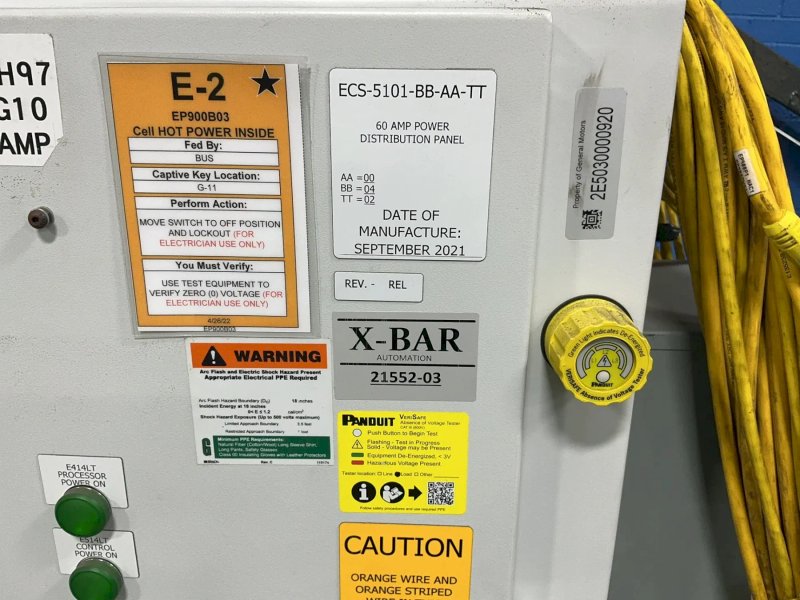 X-bar Automation 60 Amp Power Distribution Panel - Ecs-5101-bb-aa-tt