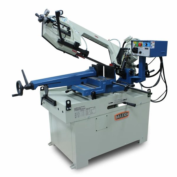 Baileigh BS-350M 10.5″ Variable Speed Dual-Miter Band Saw