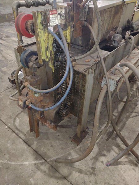 4" CAPACITY ULTRASONIC BAR &amp; TUBE CONTINUOUS WASHER: STOCK #22589