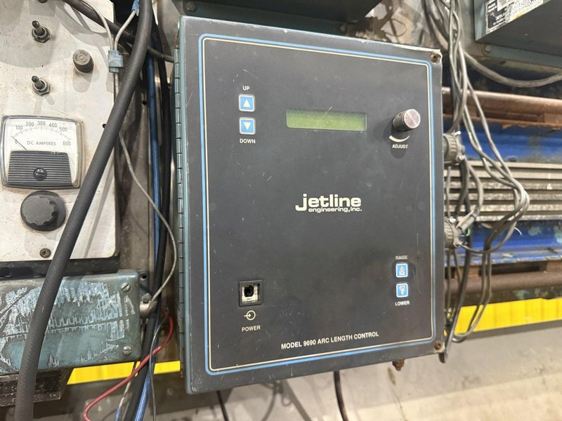 12' X 3/8" MERRICK JETLINE SEAM WELDER W/ 9700 ARC CONTROL: YOBRO #25901