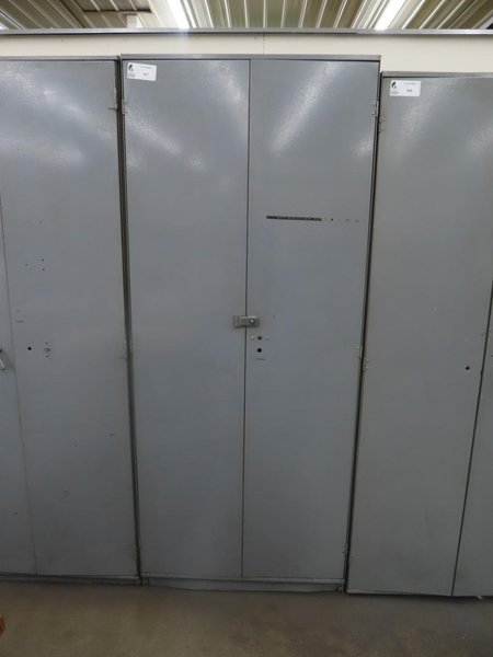 Cabinet 2 Door w Contents of Assorted Shop Supplies- Auction Item