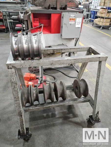 Simasv CH-3380 3" x 3" x 0.31" Hydraulic Angle Bending Roll, 2002