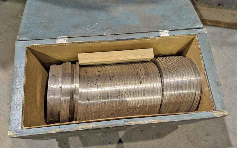 36" x 5.00" PAXSON SLITTER HEAD #3302