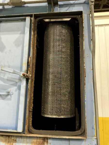 60" x 60" BCP MODEL #A4-9479 SPINNER HANGER SHOT BLAST MACHINE, NEW 1999: YOBRO #26149