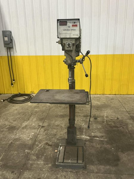 15" WILTON MODEL #A5816 VARIABLE SPEED SINGLE SPINDLE DRILL PRESS : YOBRO 26292