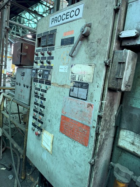 72" TABLE x 72" HIGH PROCECO MODEL #72-72-S-C3-20000 ROTARY TABLE PARTS WASHER: YOBRO #26027