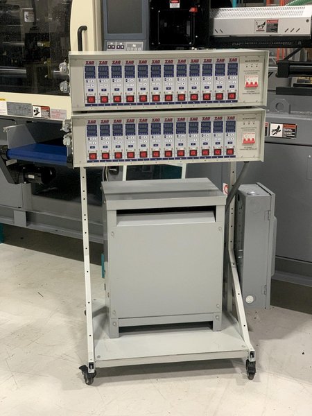 ZAG Equipment New TempEase HRCII-24 Hot Runner Controller with 15 KvA Transformer Kit, 24 zone, 240V