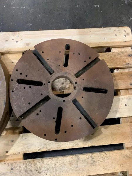 Used 16" Face Plate with T-Slots