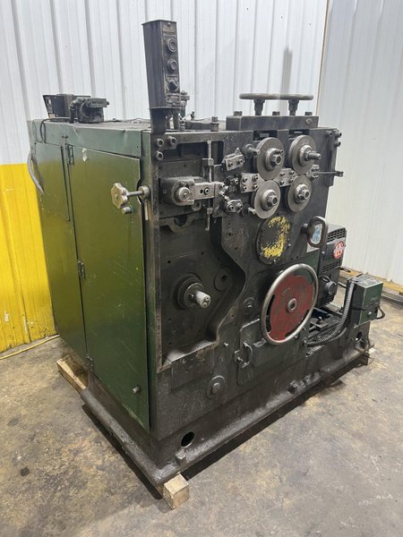 .148" X 2.75" TORRINGTON MODEL #W12A WIRE SPRING COILER / COIL MAKING MACHINE: STOCK #18806