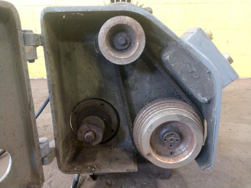 12" X 2 HP BROWN &amp; SHARP MAGNETIC CHUCK POWERED GRINDING HEAD: STOCK #14455
