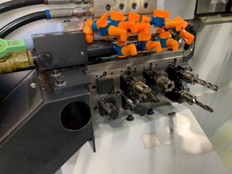 2019 STAR SR-32JII TYPE B w/Barfeed, HPC, Conveyor and tooling. Swiss Type Automatic Screw Machine