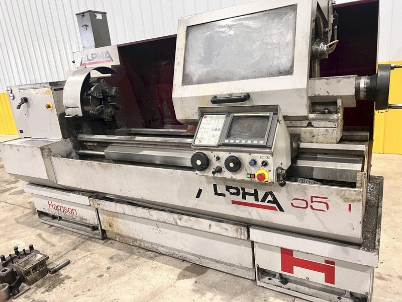 21" X 80" HARRISON ALPHA 550 CNC &amp; MANUAL COMBINATION LATHE: STOCK #21111