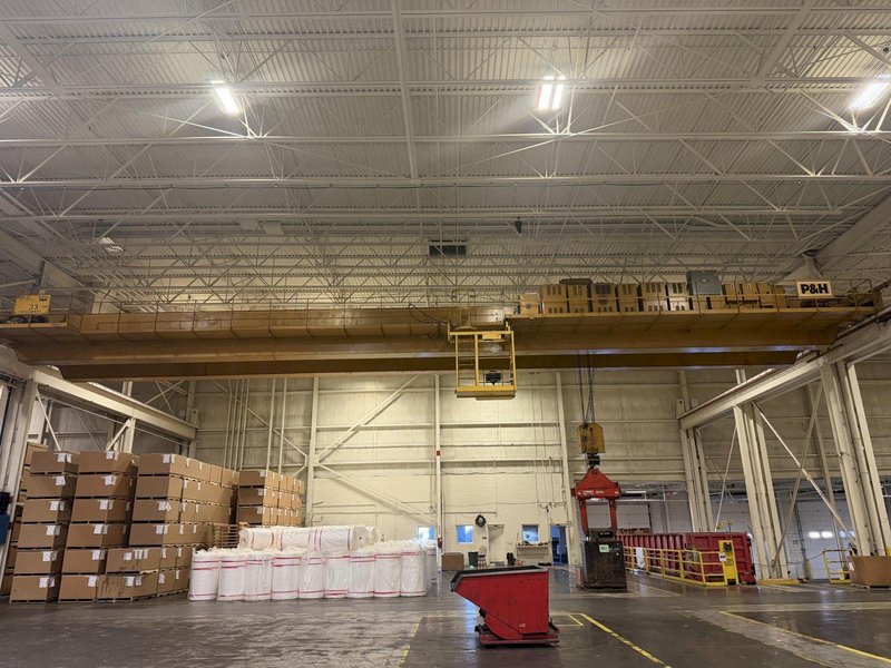 33 TON x 97' P&amp;H CLASS D DOUBLE GIRDER OVERHEAD BRIDGE CRANE: YOBRO #26426
