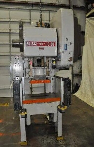 Bliss C-60 Flywheel Type OBI Punch Press (#5370)