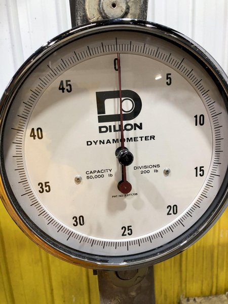 50,000 LBS X 10" DILLON AP SERIES DYNAMOMETER CRANE SCALE: STOCK #17244
