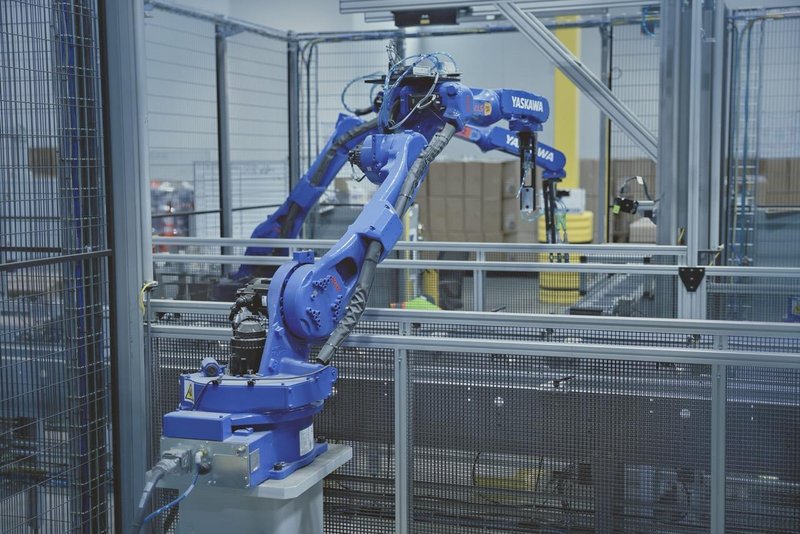 Yaskawa Motoman GP25-12 Robots (1) – YRC1000 Controllers, Mech-Mind 3D Vision, Bin Picking, Integrated Safety Cells, 2022