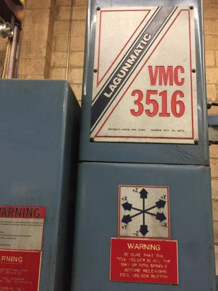 1995 LAGUN LAGUNMATIC VMC-3516 | Machining Centers, Vertical
