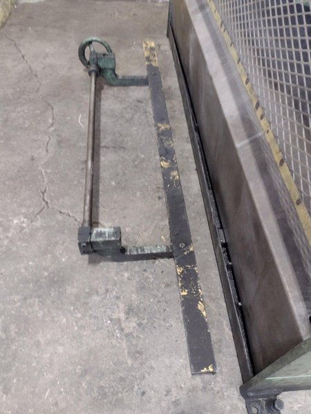 54" X 10 GAUGE DALLAS AIR FEED WITH EDWARDS SHEAR CUT TO LENGTH LINE: STOCK 15968