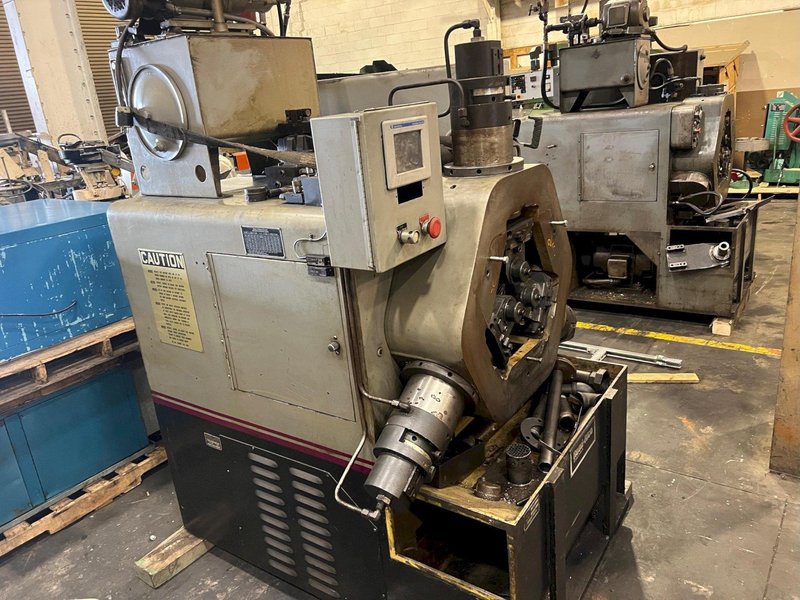 Reed Model A25 3 Die Cylindrical Die Thrufeed Thread Rolling Machine