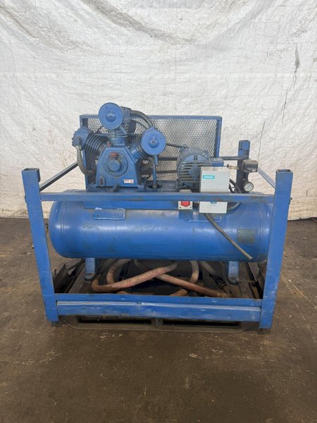 10 HP U.S. ELECTRIC PISTON TYPE AIR COMPRESSOR. STOCK # 0993525