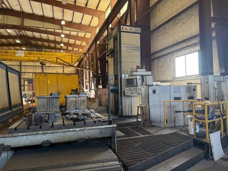 5.1" HNK CNC HORIZONTAL BORING MILL, HBM, 63 x 160 table with built in rotary, FANUC CNC, 40 ATC, CTS
