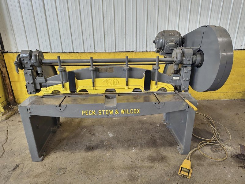 6' X 16 GAUGE PEXTO MODEL #G1720 MECHANICAL POWER SHEAR : YOBRO 26311