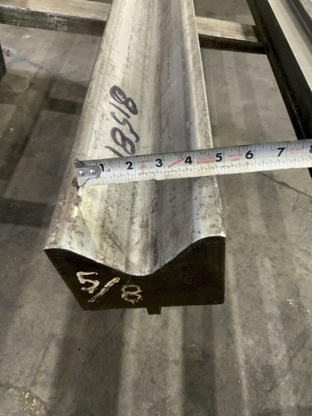 86-1/4" X 4" OPENING FEMALE PRESS BRAKE DIE: STOCK #81581