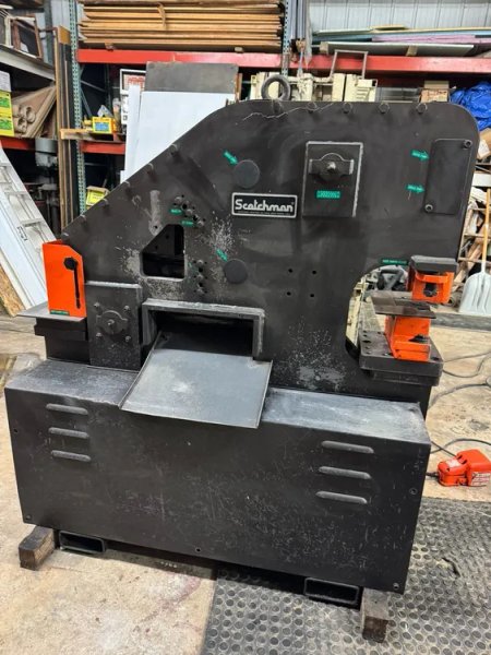 USED SCOTCHMAN 51 TON HYDRAULIC IRONWORKER MODEL FI5109-14M