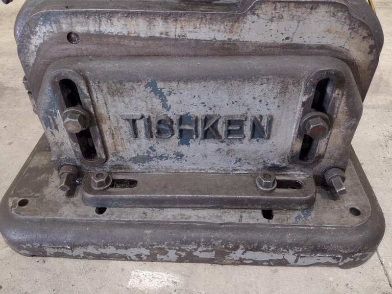 12 TON X 2 POST TISHKEN MODEL #4HW MECHANICAL ROLLFORM CUTOFF PRESS: STOCK #20530