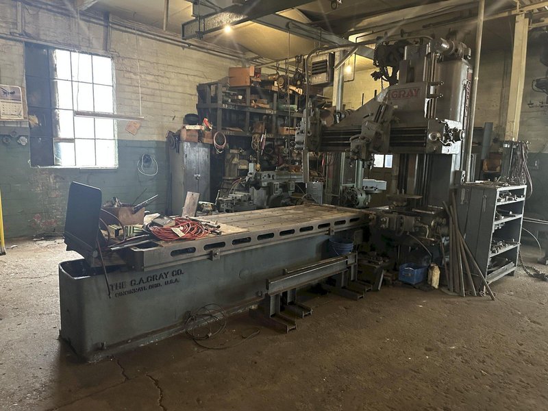 36" X 120" X 40 HP GRAY 3-HEAD OPENSIDE PLANER: STOCK #22561