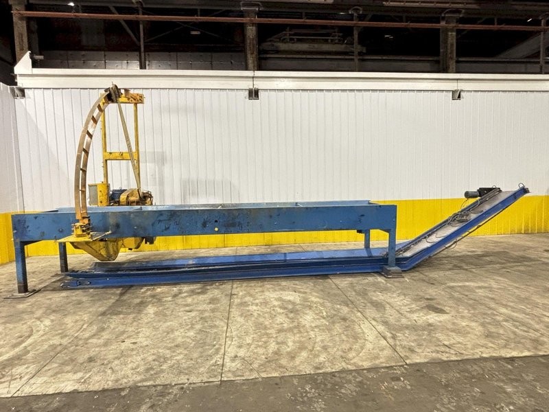 15 HP L&amp;M EQUIPMENT MODEL #HMPC-7-24 CROSS CUT BUNDLE TRAVELING ARCH WOOD BUNDLE SAW WITH CONVEYOR: STOCK #22922