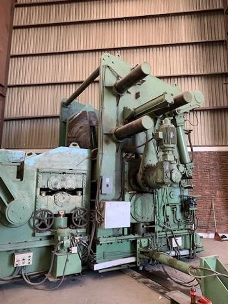 130" (3,300mm) x 1"(25.4mm) Blohm &amp; Voss API Spiral Pipe Mill with Hydrotester