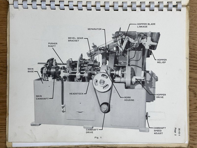 1" ECONOMY MODEL S-4300 LATHE-STYLE AUTOMATIC METAL SHAVING MACHINE: YOBRO #24561
