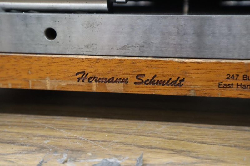 Hermann Schmidt 6" x 12' Magnetic Sine Chuck, Single Tilt, Fine Pole- Auction Item