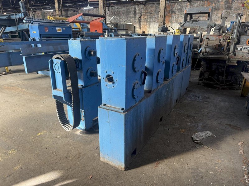 20 STAND X 4.5" ARBOR X 15" ROLLSPACE TUREK &amp; HELLER ROLLFORMER / TUBE PIPE MILL: YOBRO #26392